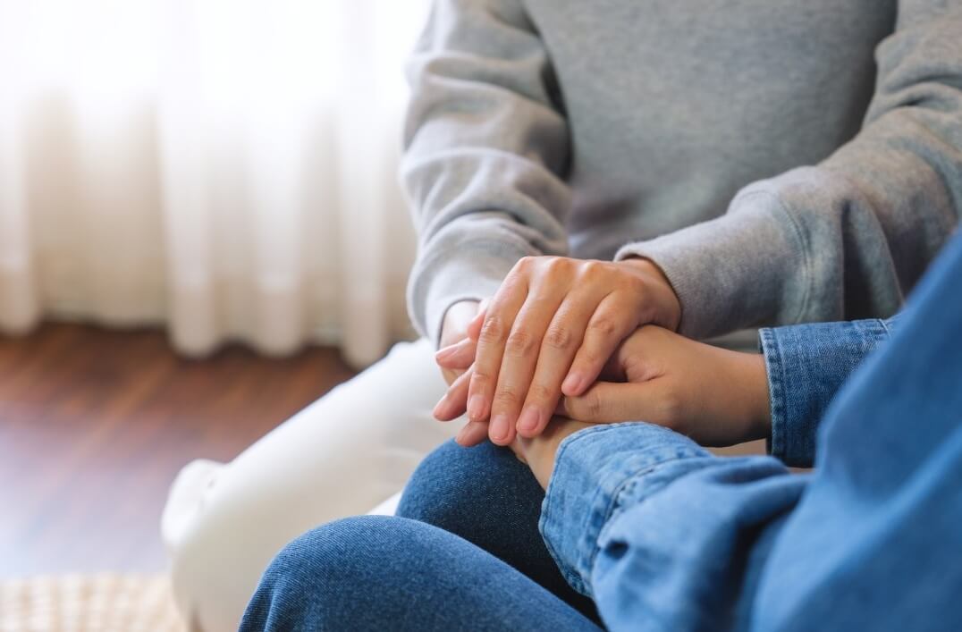 Walking a neighbors dog on the sidewalk